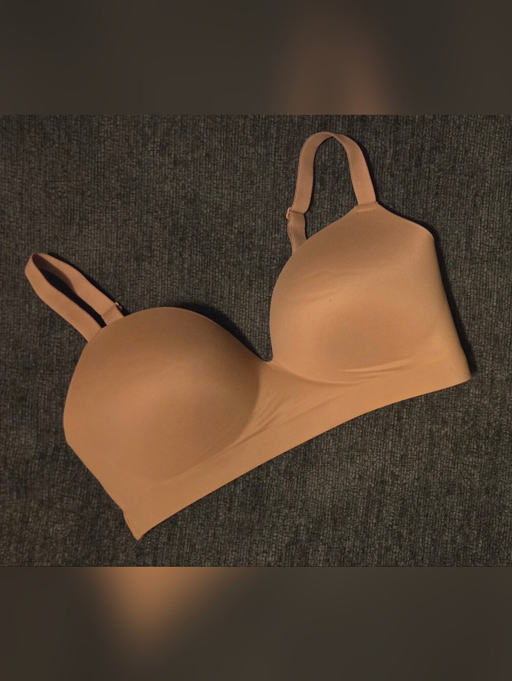 Soma Smooth Nude-Camel Seamless T-Shirt Bra. Size 38D